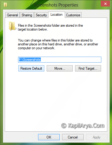 minecraft default screenshot folder