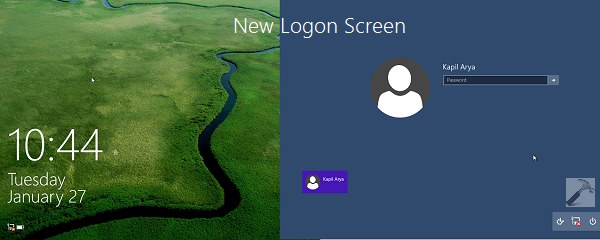 TIP Enable New Hidden Logon Screen In Windows 10