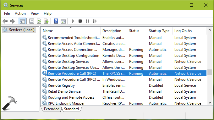 CORRECTIF : « Le serveur RPC n'est pas disponible » dans Windows 11/10