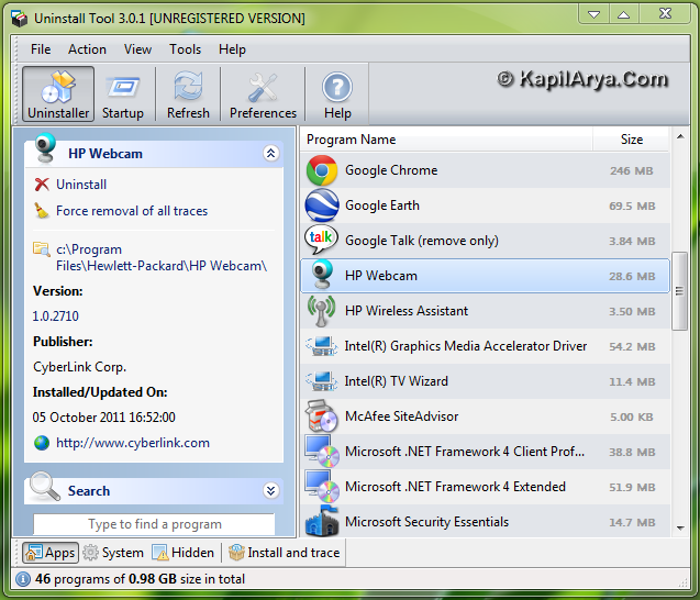 Uninstall Tool 3.7.3.5717 download the new