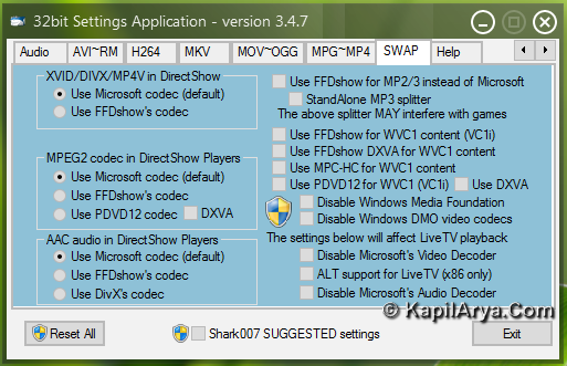 update codecs for windows media player