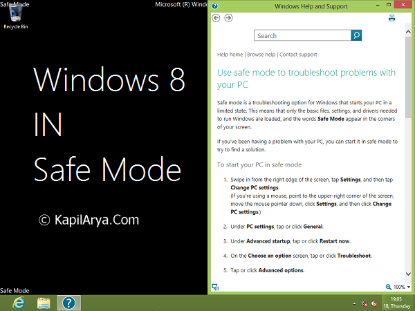 hp safe mode windows 7