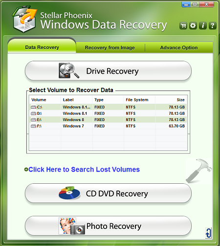 d back windows data recovery