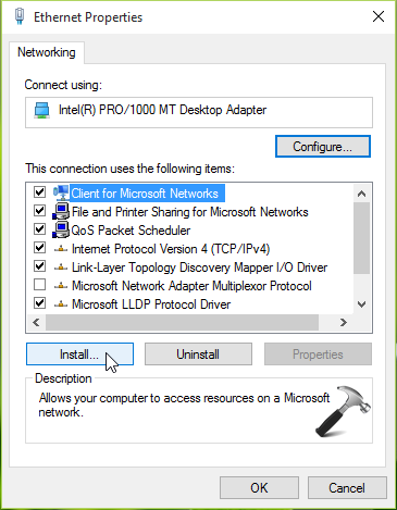 Windows Sockets Registry Entries Required For Network Connectivity Are Missing