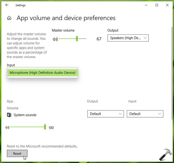 your current default speech engine does not